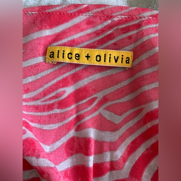 Alice + Olivia Pink zebra-print dress - Picture 4 of 5